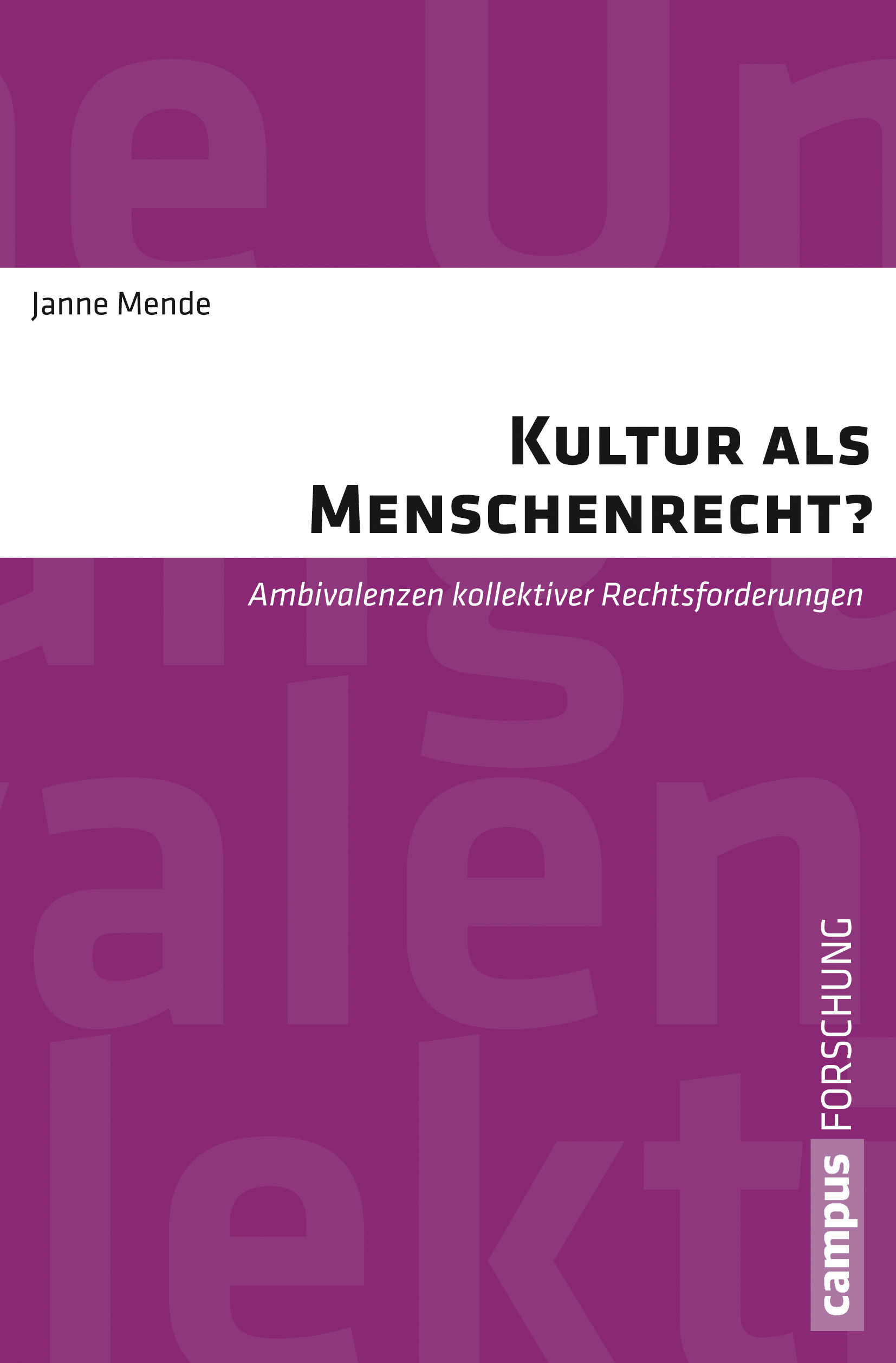 Janne Mende / Kultur als Menschenrecht? - Janne Mende