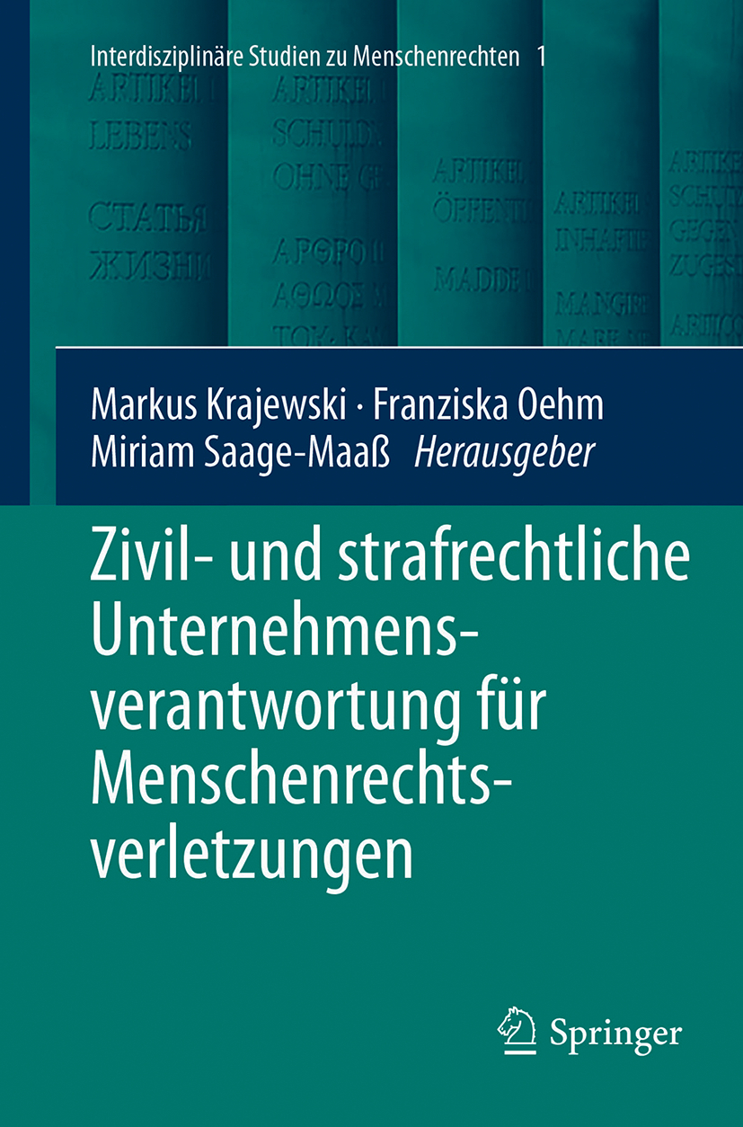 Markus Krajewski; Franziska Oehm; Miriam Saage-Maaß / Zivil- und strafrechtliche - Bild 1 von 1