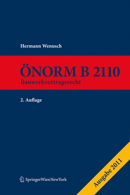 Hermann Wenusch / ÖNORM B 2110 - Hermann Wenusch