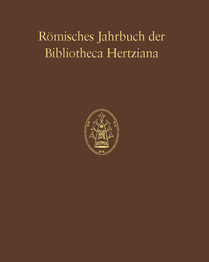 Sybille Ebert-Schifferer; Elisabeth Kieven; Julian Kliemann / Römisches Jahrbuch - Sybille Ebert-Schifferer, Elisabeth Kieven, Julian Kliemann