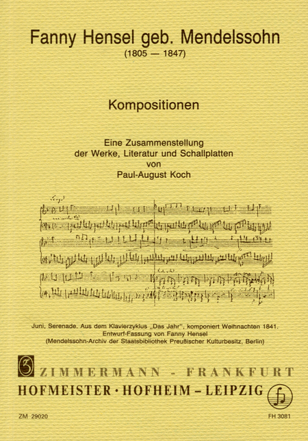 Paul A Koch / Fanny Hensel - Paul A Koch